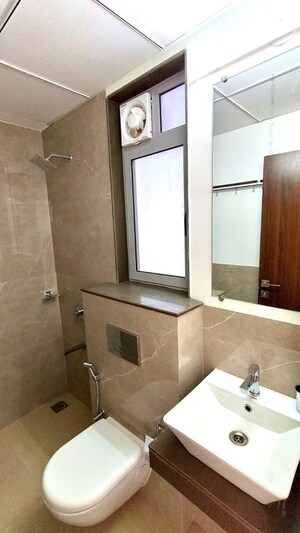 Bathroom in 2 BHK Apartment at Piramal Revanta, Mulund West – for Rent