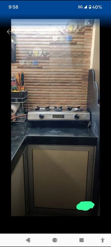 Kitchen in 1 BHK Apartment at Adarsh Nagar CHS Worli, Worli – for Rent