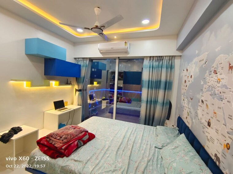 Bedroom, kharghar sector 23 3 Bedroom 1200 Sq.Ft. Apartment In Kharghar Sector 23 Navi Mumbai 9846867
