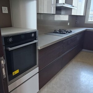 Kitchen in 4 BHK Apartment at Raheja Imperia, Empire Mill – for Rent
