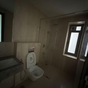 Bathroom in 4 BHK Apartment at Piramal Mahalaxmi, Arthur rd – for Rent