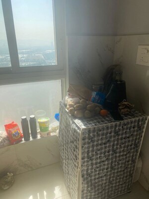 Bathroom in 2 BHK Apartment at Wadhwa Atmosphere O2, Mulund West – for Rent