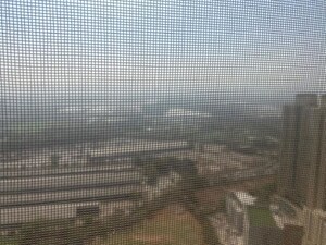 Bathroom in 2 BHK Apartment at Wadhwa Atmosphere O2, Mulund West – for Rent