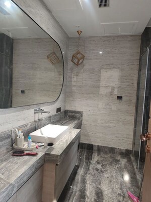 Bathroom in 3 BHK Apartment at Mahagun Mezzaria, Sector 78 – for Rent