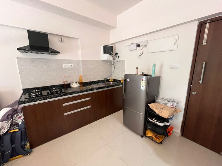 Kitchen, gera-world-of-joy Studio 260 Sq.Ft. Apartment In Kharadi Pune 9847047