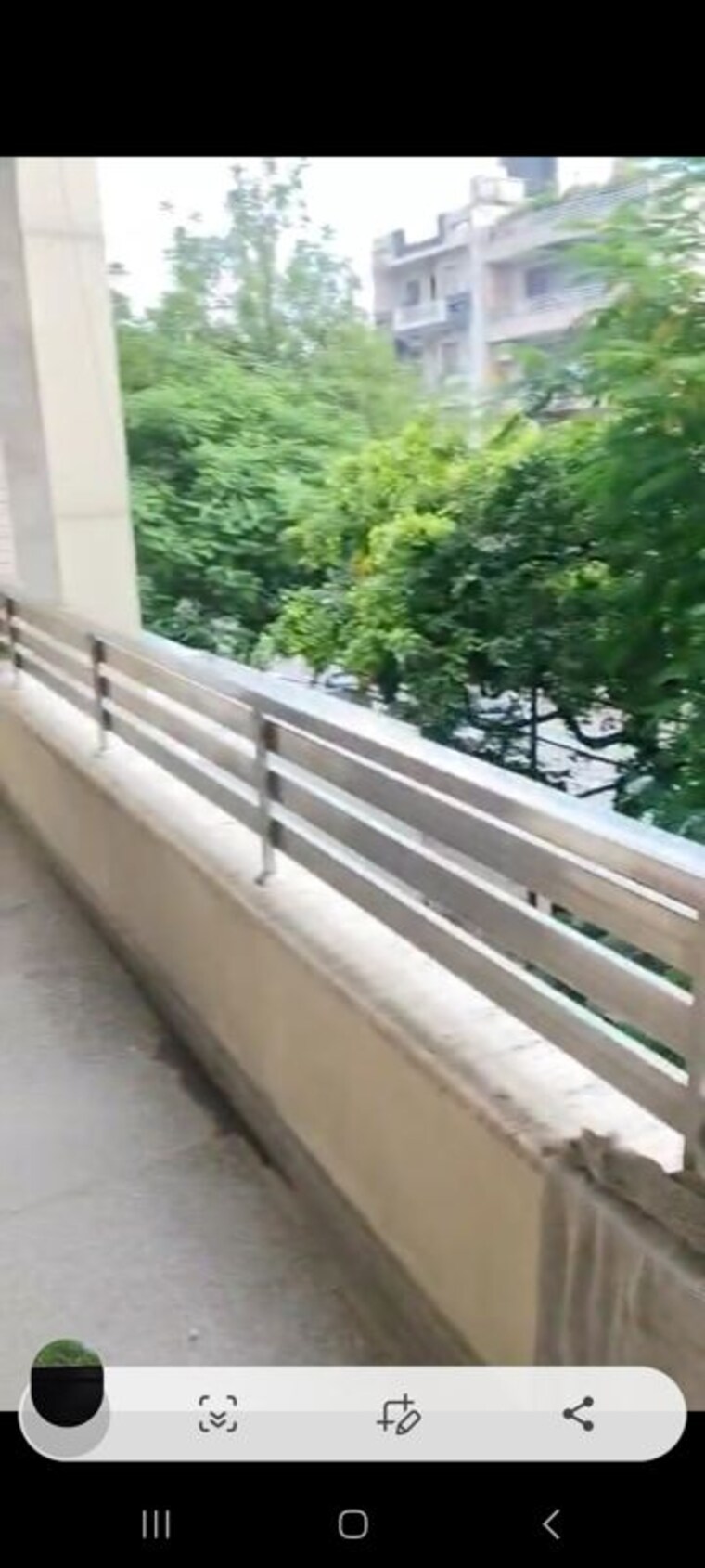 Balcony, saraswati vihar 3 Bedroom 240 Sq.Yd. Builder Floor In Saraswati Vihar Delhi 9570365