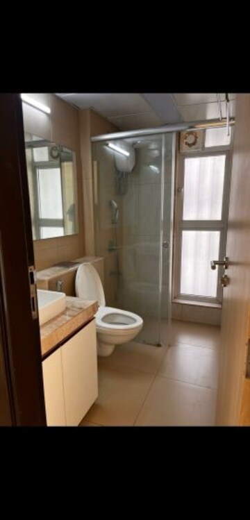 Bathroom in 3 BHK Apartment at L&T Emerald Isle, Powai – for Rent