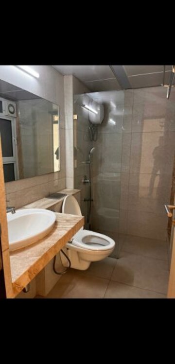 Bathroom in 3 BHK Apartment at L&T Emerald Isle, Powai – for Rent