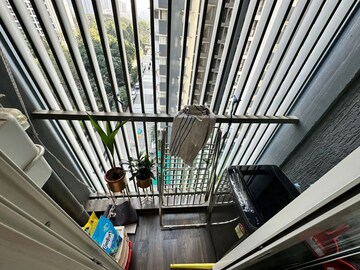 Balcony in 2 BHK Apartment at Courtyard by Narang Realty and The Wadhwa Group, Pokhran Road No Two – for Rent