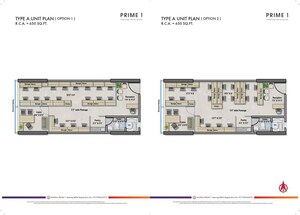 Floor Plan in  Office Space at Raheja Prime 1, Juinagar – for Sale