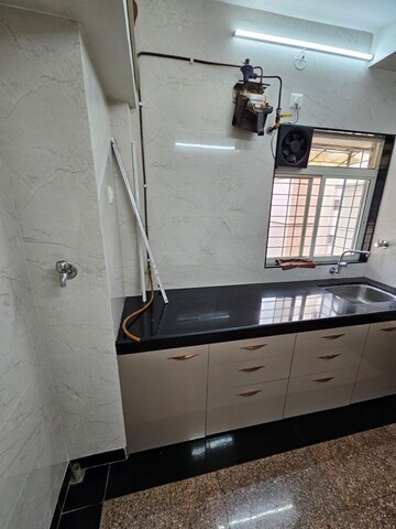 Kitchen in 1 BHK Apartment at Sapta Green Acres I, Ghodbunder Road – for Rent