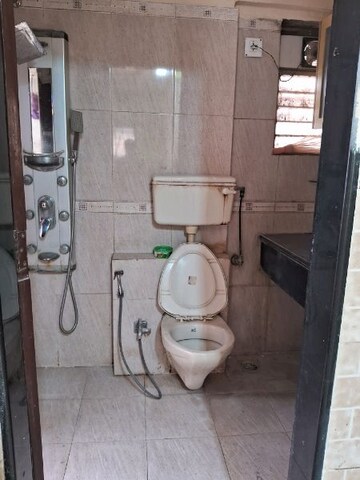 Bathroom in 2 BHK Apartment at Cosmic Heights, Bhakti Park – for Rent