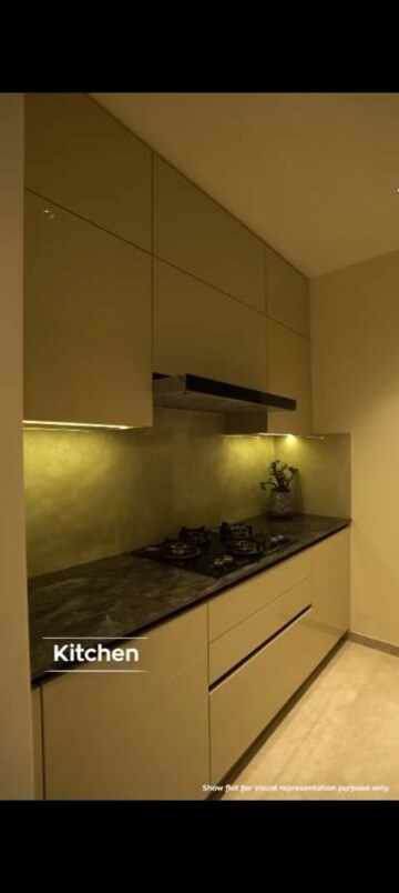 Kitchen in 3 BHK Apartment at Godrej Exquisite, Ghodbunder Road – for Sale