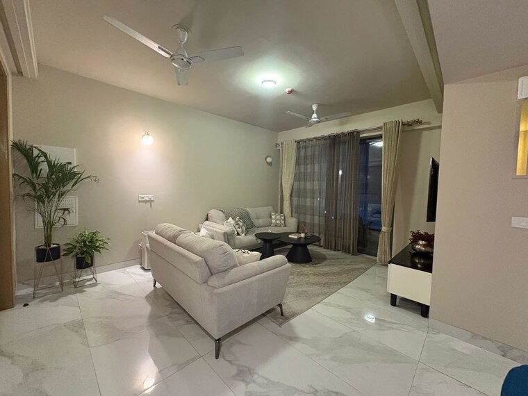 Living Room, m3m-heights 2 Bedroom 1261 Sq.Ft. Apartment In Sector 65 Gurgaon 9847270