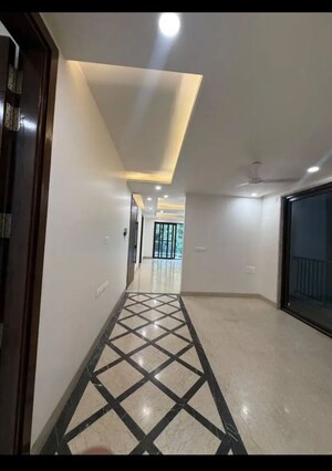 Building Lobby in 3 BHK Builder Floor at Sarvapriya Vihar – for Sale