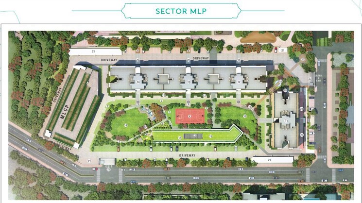 Master Plan, godrej-boulevard 3 Bedroom 960 Sq.Ft. Apartment In Manjari Pune 9847320