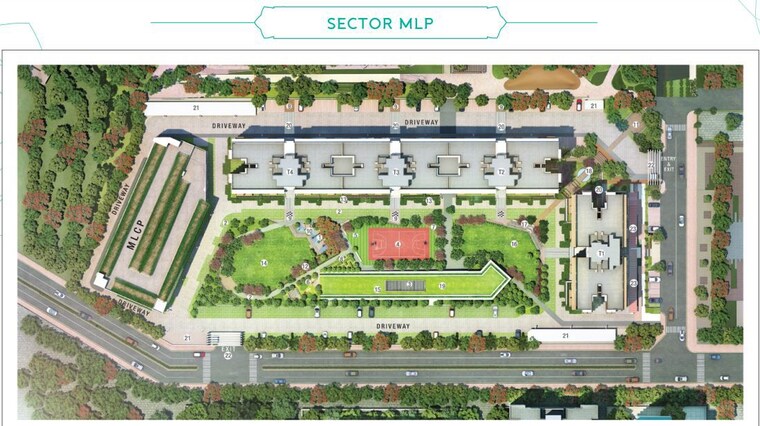 Master Plan, godrej-boulevard 3 Bedroom 960 Sq.Ft. Apartment In Manjari Pune 9847320