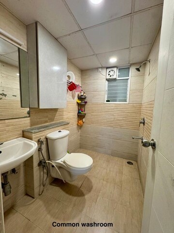 Bathroom in 3 BHK Apartment at Krishvi Dhavala, Bellandur – for Rent