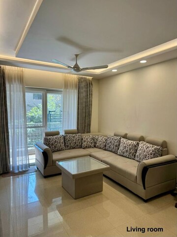 Living Room in 3 BHK Apartment at Krishvi Dhavala, Bellandur – for Rent