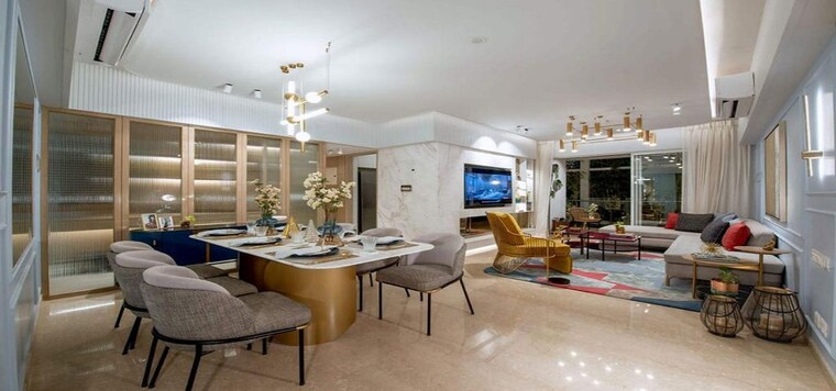 Living Room, kumar-city-bungalows 4 Bedroom 3700 Sq.Ft. Villa In Kalyani Nagar Pune 9847361