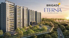 3.5 BHK + Servant Room Apartment For Sale in Brigade Eternia