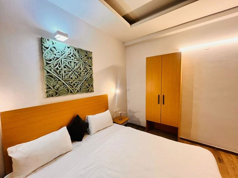 Bedroom, s-r-green-city 1 Bedroom 750 Sq.Ft. Builder Floor In Sector 49 Gurgaon 9847391