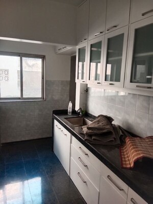 Kitchen in 3 BHK Apartment at Ashmita Apartments, Khar West – for Rent