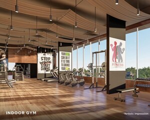 Gym in 4 BHK Apartment at West View Society, Salisbury Park – for Sale