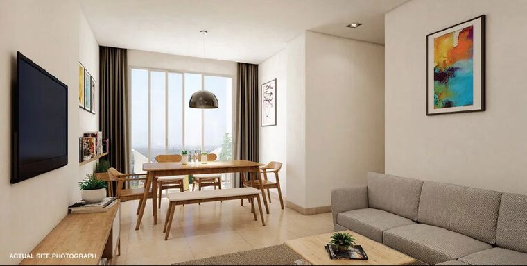 Living Room, godrej-seven 3 Bedroom 1283 Sq.Ft. Apartment In Joka Kolkata 9847519