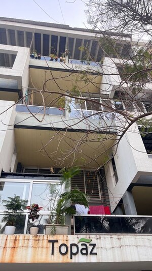 Balcony in 3 BHK Apartment at Topaz CHS Shivajinagar, Senapati Bapat Road – for Rent