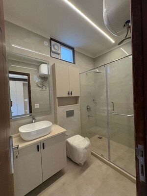 Bathroom in 4 BHK Builder Floor at Ansal API Esencia, Sector 67 – for Sale