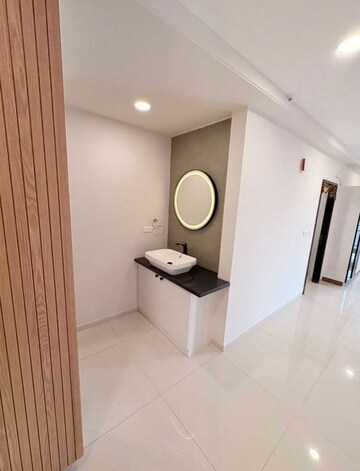 Bathroom in 3 BHK Apartment at Rajapushpa Provincia, Narsingi – for Rent