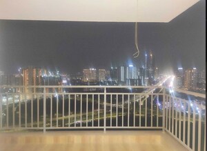 Balcony in 3 BHK Apartment at Rajapushpa Provincia, Narsingi – for Rent