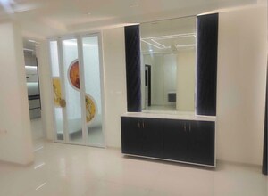 Bathroom in 3 BHK Apartment at Rajapushpa Provincia, Narsingi – for Rent