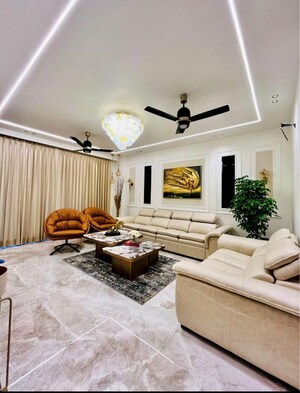 Living Room in 3 BHK Builder Floor at Ameya Sapphire 57, Sector 57 – for Sale