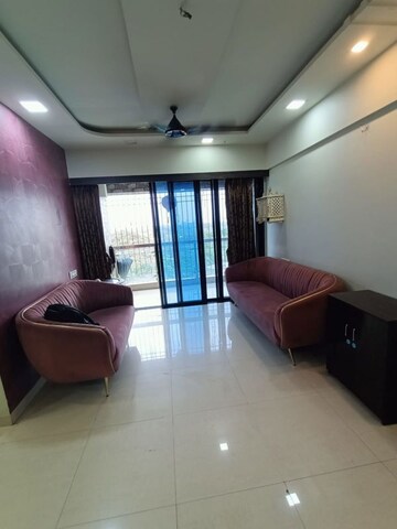 Living Room in 2 BHK Apartment at Devashree Park, Kolshet Road – for Rent