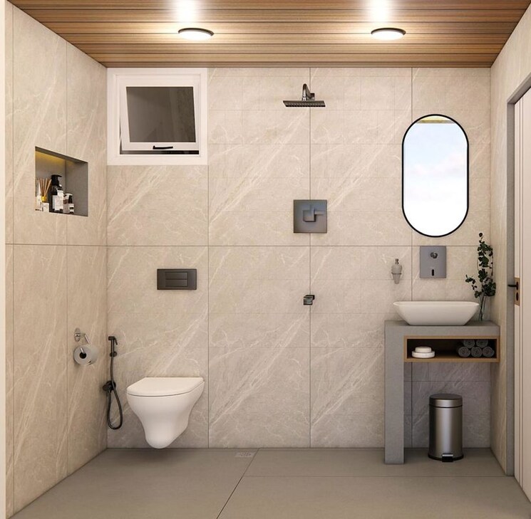 Bathroom, hermes-heritage-homes 3 Bedroom 1500 Sq.Ft. Apartment In Shastrinagar Pune 9847625