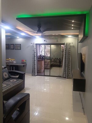 Living Room in 2 BHK Apartment at Shantiban CHSL, Vishrantwadi – for Rent