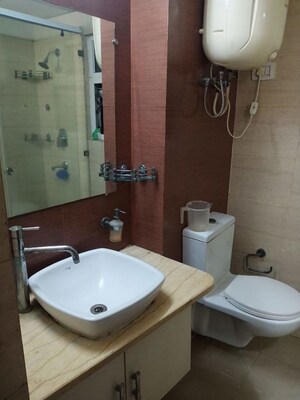 Bathroom in 3 BHK Apartment at Sikka Kimantra Greens, Sector 79 – for Rent