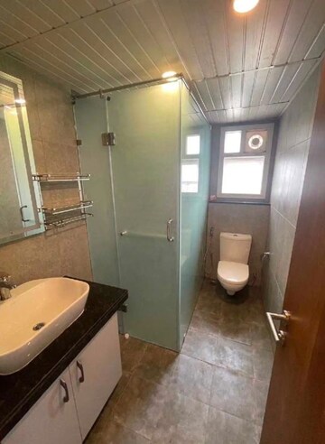 Bathroom in 3 BHK Apartment at Prestige Tranquil, Kokapet – for Rent