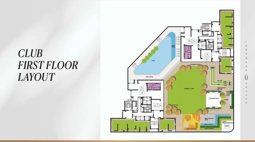 4 BHK + Servant Room Apartment For Sale in Landmark Skyvue
