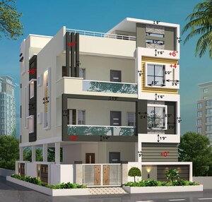 3 BHK Independent House – Exterior View View at Bollaram - for Sale