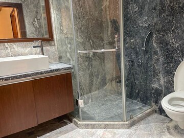 Bathroom in 3 BHK Builder Floor at Navjeevan Vihar – for Rent