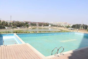 Swimming Pool in 3.5 BHK Apartment at Pashmina Waterfront, Old Madras Road – for Rent