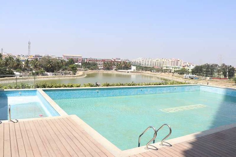Swimming Pool, pashmina-waterfront 3.5 Bedroom 2100 Sq.Ft. Apartment In Old Madras Road Bangalore 9847756