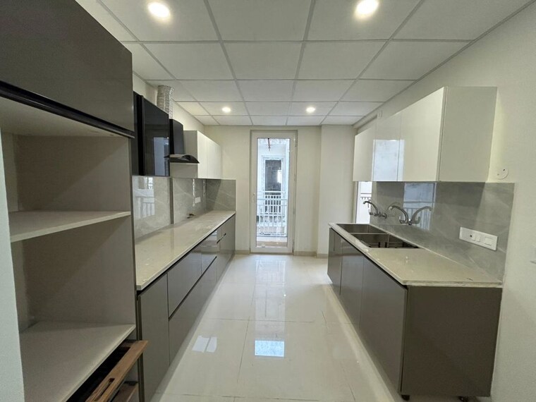 Kitchen, motia-blue-ridge 3 Bedroom 1800 Sq.Ft. Apartment In Dhakoli Zirakpur 9847848