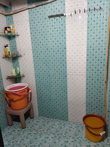 Bathroom in 1 BHK Apartment at Devdaya Nagar CHS, Shivai Nagar – for Sale