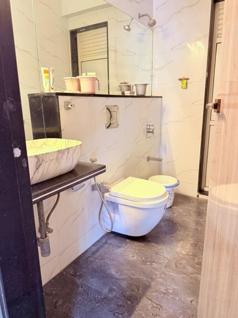 Bathroom, larkins-pride-palms 2 Bedroom 700 Sq.Ft. Apartment In Kolshet Road Thane 9847936