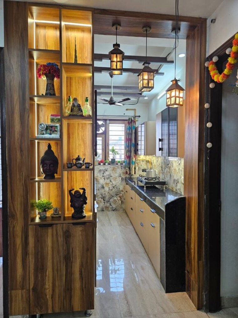 Kitchen, green fields colony 4 Bedroom 450 Sq.Yd. Builder Floor In Green Fields Colony Faridabad 9847950