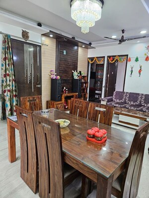 Dining area in 4 BHK Builder Floor at Green Fields Colony – for Rent